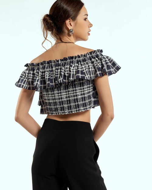 SIXDO G-B&amp;W Stripe Woven for Women